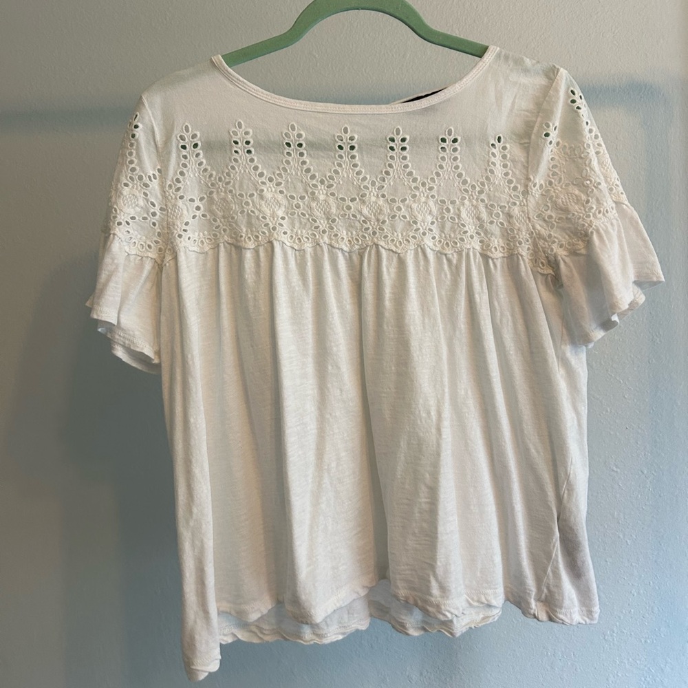 White J Crew Blouse